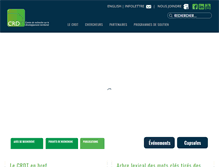 Tablet Screenshot of crdt.ca